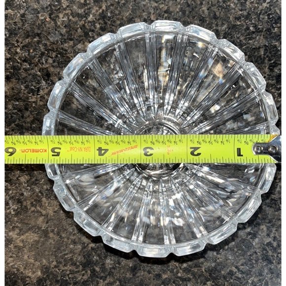 Lead Crystal Tuscany St. George Apple Candy Dish - Picture 6 of 6